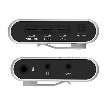 Compact JOYO I-PLUG Amplifier for Everyday Guitar Practice compact belt-clip headphone amp with volume tone gain controls and link jack