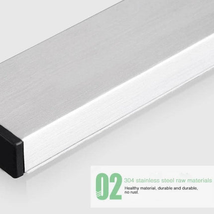 Magnetic Knife Holder Wall Mount For Kitchen Organization And Easy Access stainless SUS304 slim magnetic bar for tidy knife storage