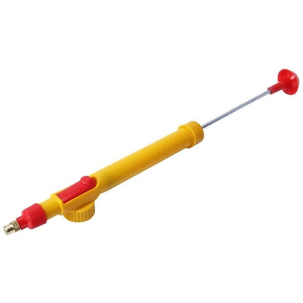 Manual Pressure Bottle Sprayer For Garden Watering - yellow handheld refillable pump sprayer attachment that clips to standard bottles for watering plants