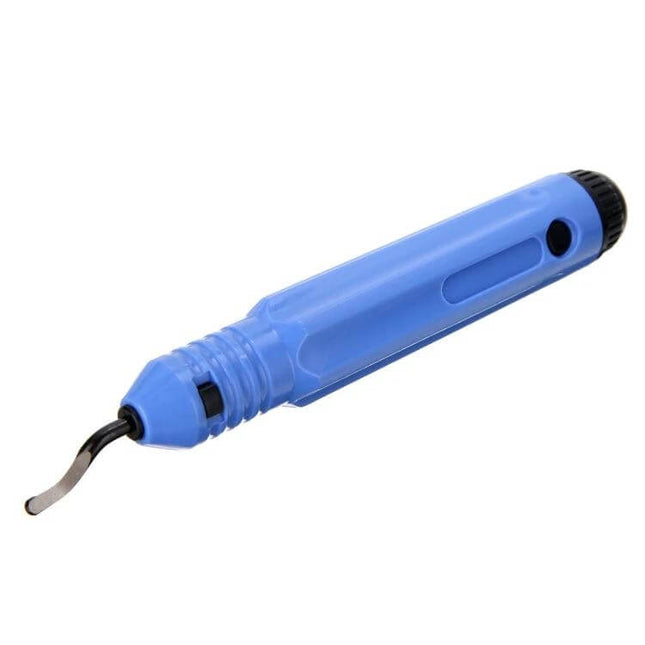 Mayitr 3-16mm Hand Deburring Tool for Copper Tubes - compact blue HSS blade deburring tool for 3-16mm copper tube ends