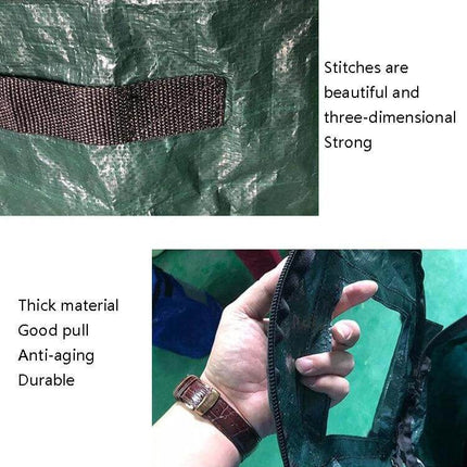 Medium Compost Bag With Window For Garden Use Durable featuring reinforced stitching, sturdy handle and clear window to monitor compost contents