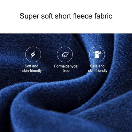 Memory Foam Anti Decubitus Circle Chair Cushion For Sitting Comfort 38x13x8 cm super soft short fleece fabric close-up showing skin-friendly, formaldehyde-free material