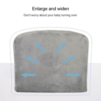 Memory Foam Infant Nursing Pillow Crystal Soft Gray square support pillow for feeding and positioning with slow rebound memory foam core