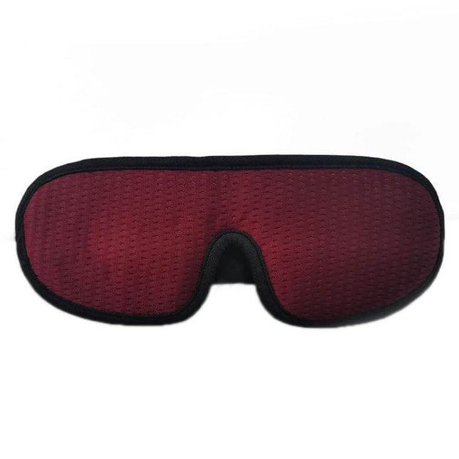 Memory Foam Sleep Eye Mask For Restful Comfort Everyday - burgundy contoured memory foam sleep mask with breathable polyester surface