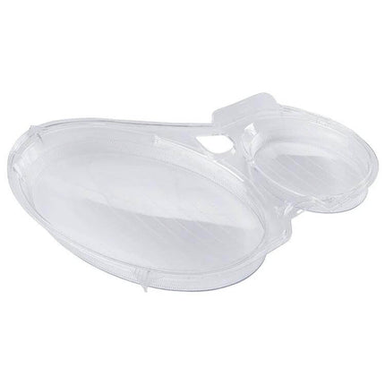 Mercedes-Benz E-Class Left Headlight Protective Cover clear PC polycarbonate driver-side headlamp shield protects from debris UV and minor impacts