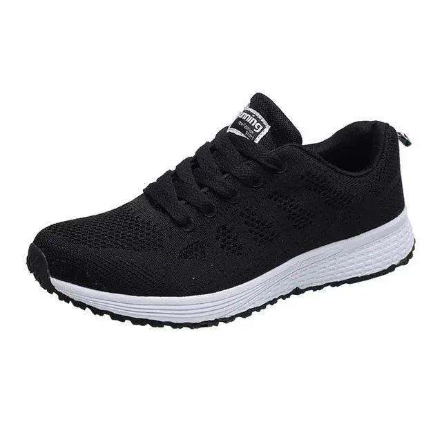 Mesh Breathable Flat Sneakers Running Shoes Casual Shoes for Women