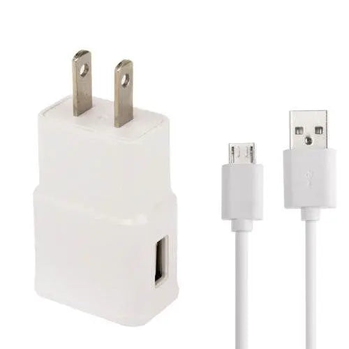 Micro 5 Pin USB Sync Cable And US Plug Travel Charger