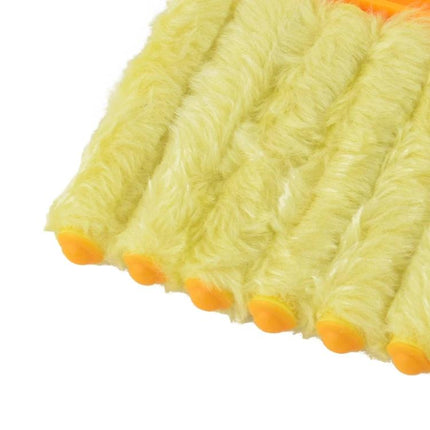 Microfiber Blinds Cleaning Brush With Detachable Roller yellow microfiber detachable roller close-up for dust removal