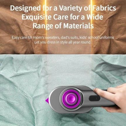 Mini Garment Steamer With Folding Iron, Anti-Scald, EU/US Plug handheld steaming shirt and sweater for travel and quick wrinkle removal