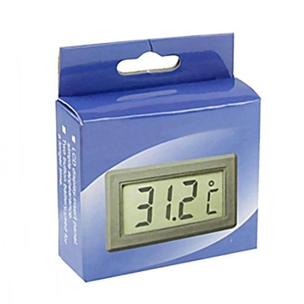 Mini LCD Indoor Digital Thermometer White For Fridge Use - compact white fridge thermometer with LCD display showing 31.2°C