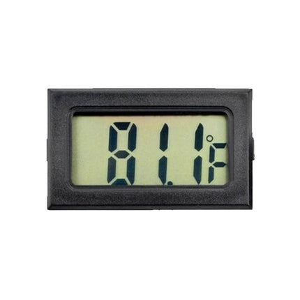 Mini LCD Indoor Thermometer With Fahrenheit Display For Refrigerator compact insert LCD shows 81.1°F for refrigerator and freezer temperature monitoring