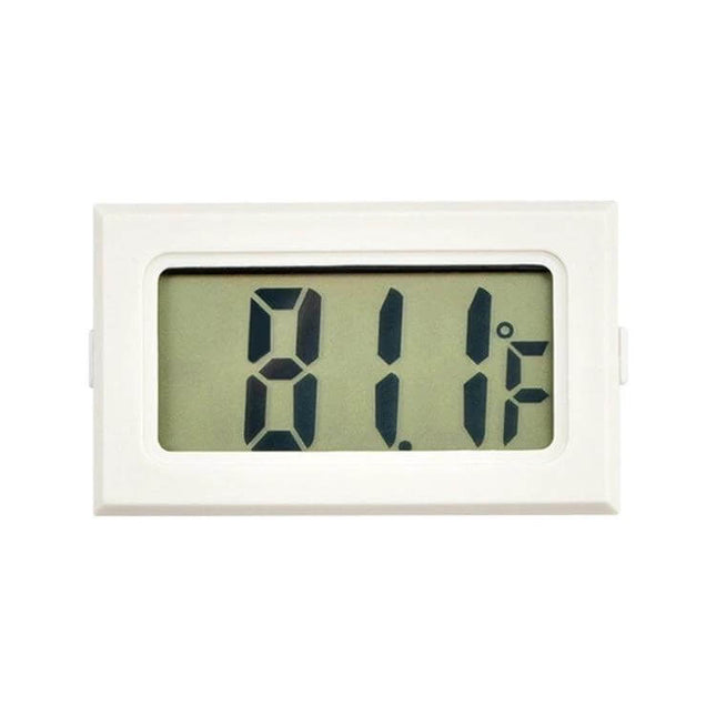 Mini LCD Indoor Thermometer With Fahrenheit Display For Refrigerator compact insert LCD shows 81.1°F for refrigerator and freezer monitoring