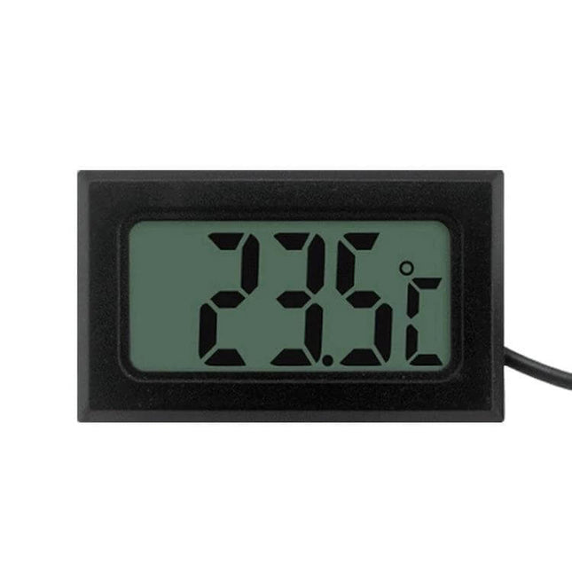 Mini LCD Indoor Thermometer For Fridge And Kitchen Celsius Display showing 23.5°C on compact LCD for fridge and kitchen monitoring