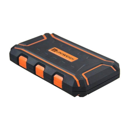 Mini Precision Digital Scale For Gold And Jewelry At Home - compact black/orange portable jewelry scale with 58×58mm pan for coins gemstones