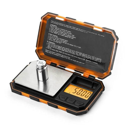 Mini Precision Digital Scale For Gold And Jewelry At Home - compact jewelry pocket scale with 58×58 mm stainless pan and clear LCD for grams/oz/carat readings