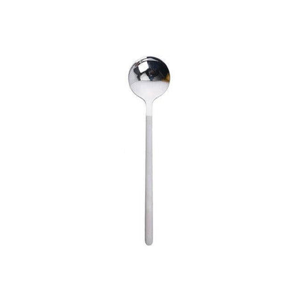 Mini Stainless Steel Coffee Spoon For Home Use, Round Shape - durable 13/15/17 cm stainless steel stirring spoon with round bowl for cups