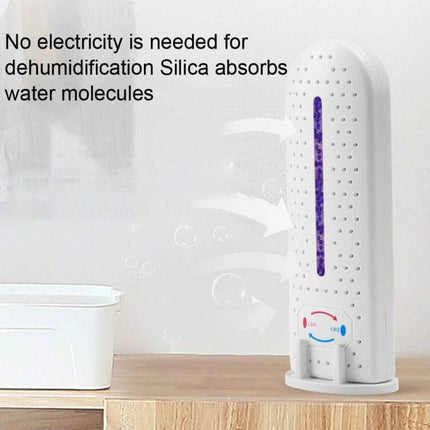 Mini Electric Dehumidifier For Home Closet Keeps Clothes Dry compact white silica gel dehumidifier for wardrobes and shoe cabinets