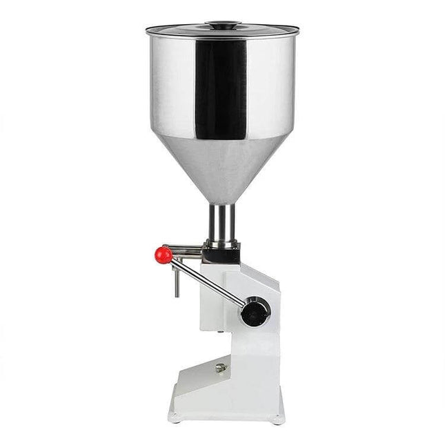 Mini Stainless Steel Manual Filling Machine For Cream And Paste compact 304 stainless barrel piston for precise 5–50 ml fills in labs and small production