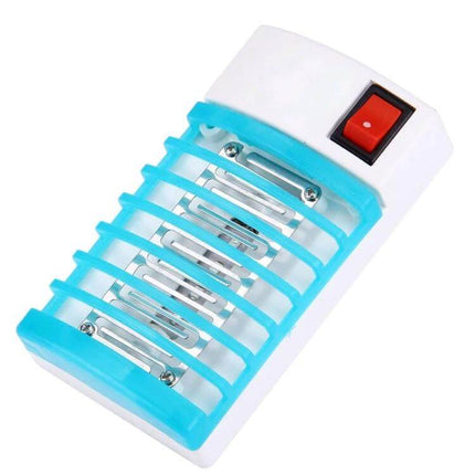 Mosquito Killer Night Lamp EU Plug for Indoor Use at Home white and blue indoor electric grid UVA LED night lamp with power switch