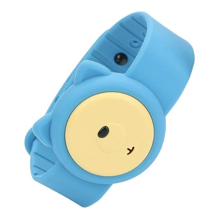 Mosquito Repellent Wristband For Children Outdoor Play - blue silicone ABS kids wristband for playgrounds and camping, wearable mosquito protection