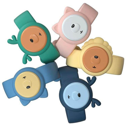 Mosquito Repellent Wristband For Children Outdoor Play – colorful silicone ABS bands with animal faces for kids' outdoor protection