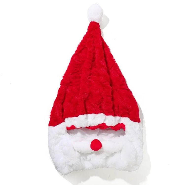 Motorcycle Helmet Santa Hat Cover For Christmas And Daily Use - cotton festive helmet cover protects from scratches and dust, fits all helmets, 80g