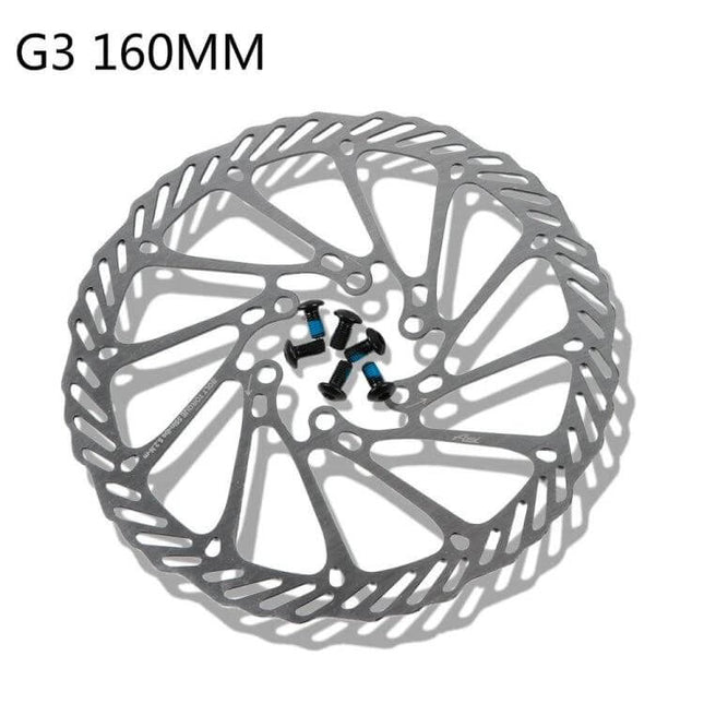 Mountain Bike Disc Brake Pads for 160mm and 180mm Discs stainless steel G3 160mm rotor with six-screw mounting bolts