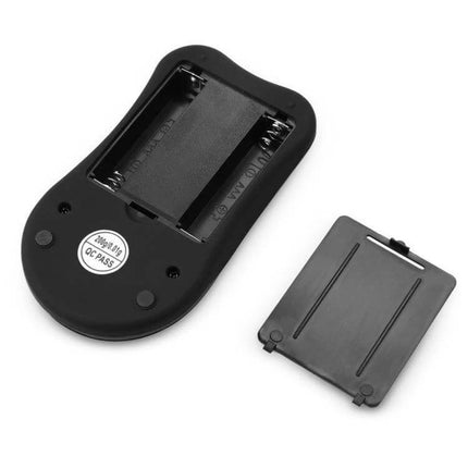Mouse Shape Jewelry Scale For Weighing Jewelry 0.01g To 200g compact black mouse-shaped jewelry scale showing battery compartment and removable cover
