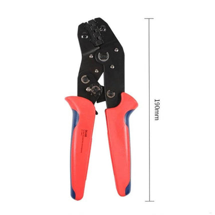 Multi-Function Mini Terminal Crimping Pliers With PVC Handle compact 190mm red PVC grips high carbon steel head for electronics wiring