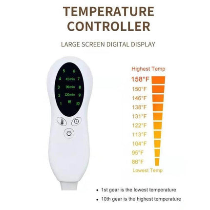 Multifunctional Electric Blanket For Cozy Warmth 50x100cm - velvet electric blanket temperature controller with large screen digital display