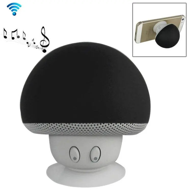 Mushroom Shape Bluetooth Speaker with Suction Holder Portable