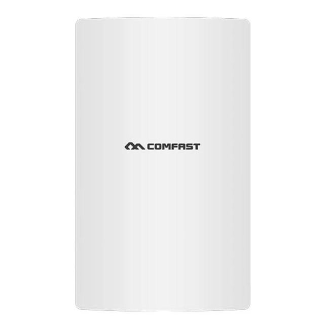 Comfast Outdoor Wireless Router for Signal Amplification white weatherproof outdoor WiFi amplifier for long-range coverage up to 150m
