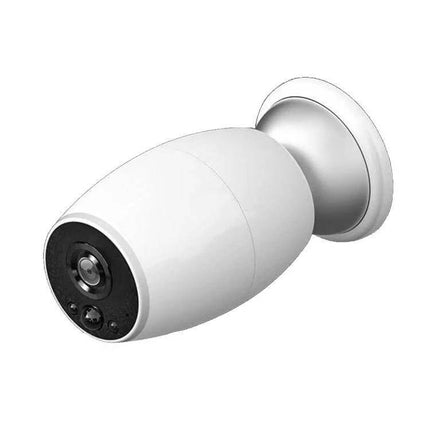 Anpwoo WiFi Security Camera with Night Vision and Motion Detection mounted white bullet camera for home monitoring