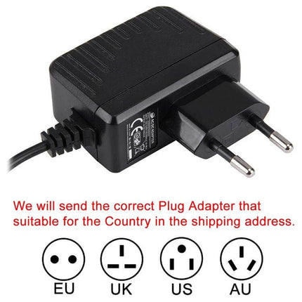 Anpwoo WiFi Security Camera with Night Vision and Motion Detection power adapter plug options for EU UK US AU compatibility