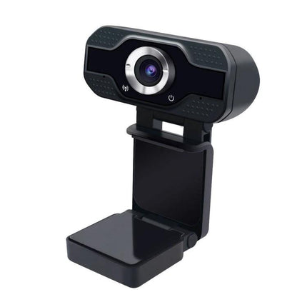 ESCAM Webcam with Microphone for PC Video Calls and Meetings - 2MP plug-and-play webcam with built-in mic for video calls, online classes and streaming