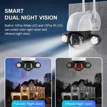 QX55 Waterproof Wireless IP Camera for Outdoor Monitoring