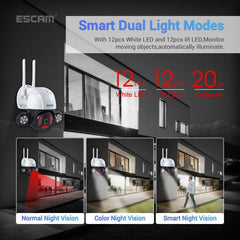 ESCAM QF233 3MP Smart WiFi Security Camera with Auto Tracking, Night Vision, and Two-Way Audio - AU Plug