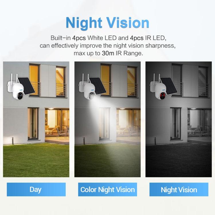 Wireless Solar-Powered 1080P HD Security Camera with Night Vision and Two-Way Audio