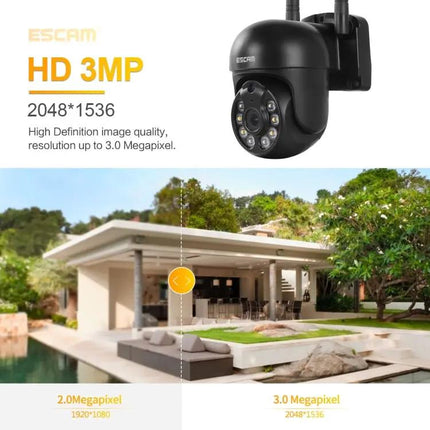 ESCAM Wireless Dome IP Camera for Secure Home Monitoring