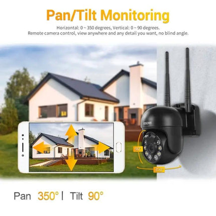 ESCAM Wireless Dome IP Camera for Secure Home Monitoring