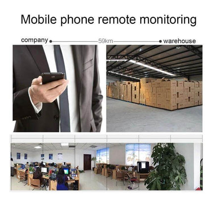 V380 360-Degree Rotatable Wireless Security Camera for Monitoring mobile phone remote monitoring of office and warehouse via live stream