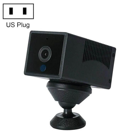 High-Definition Smart WiFi IP Camera for Home Monitoring with Night Vision small black cube camera on magnetic mount showing lens and night-vision sensor