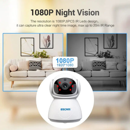ESCAM Wireless IP Camera for Home Security with Night Vision