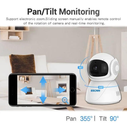 ESCAM Wireless IP Camera for Home Security with Night Vision