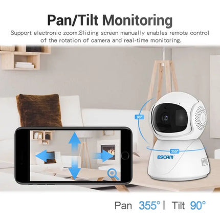 ESCAM Wireless IP Camera for Home Security with Night Vision