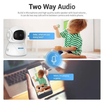 ESCAM Wireless IP Camera for Home Security with Night Vision