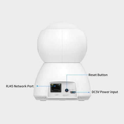 Wireless Pan-Tilt IP Security Camera with Night Vision and Motion Detection