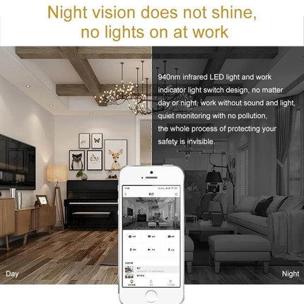 Camsoy C2T Wireless Action Camera with Secure Clip Design compact 19g night vision monitoring clip-on camera for home and mobile viewing