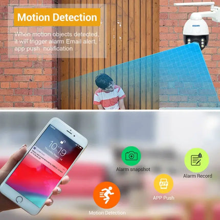 ESCAM Waterproof Outdoor IP Camera for Home Security