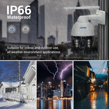 ESCAM Waterproof Outdoor IP Camera for Home Security